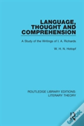 Language, Thought And Comprehension