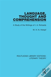 Capa do artigo Language, Thought And Comprehension