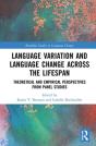 Language Variation And Language Change Across The Lifespan - Preview