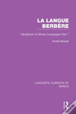 Capa do artigo Langue Berbere