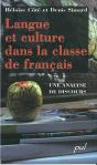 Langue Et Culture Dans La Classe De Francais Analyse De Discours - Preview