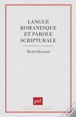 Capa do artigo Langue Romanesque Et Parole Scripturale