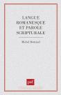 Langue Romanesque Et Parole Scripturale - Preview