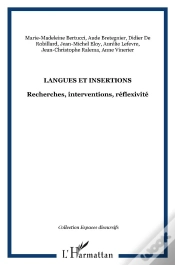 Capa do artigo Langues Et Insertions ; Recherches, Interventions, Réflexivité