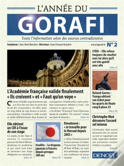 Capa do artigo L'Annee Du Gorafi Ii