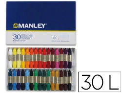 Capa do artigo Lapis cera manley 30 cores