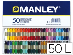 Capa do artigo Lapis cera manley 50 cores