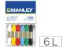 Lapis cera manley 6 cores - Preview