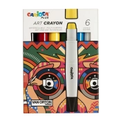 Capa do artigo Lápis De Cera Carioca Plus Art Crayon Cx C/6 45212