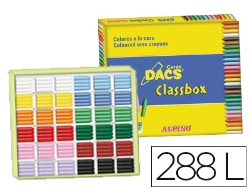 Capa do artigo Lapis de cera dacs classbox caixa de 288 unidades 12 cores sortidas