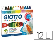 Capa do artigo Lápis de Cera Giiotto Maxi Caixa de 12 Cores