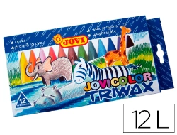 Capa do artigo Lapis de cera jovicolor triwax com 12 lapis