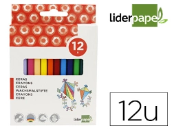 Capa do artigo Lápis de Cera Liderpapel Caixa de 12 Cores