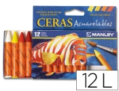 Capa do artigo Lapis de cera manley aguareláveis c/12 sortidos