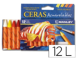 Capa do artigo Lapis de cera manley aguareláveis c/12 sortidos