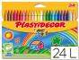 Lápis de Cera Plastidecor - Com 24 Lápis - Preview