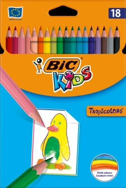 Capa do artigo BIC Kids Tropicolors Colored Pencils - Box of 18