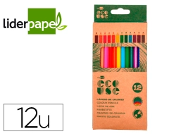 Capa do artigo Lapis de cor liderpapel ecouse caixa de 12 cores sortidas com certificado fsc