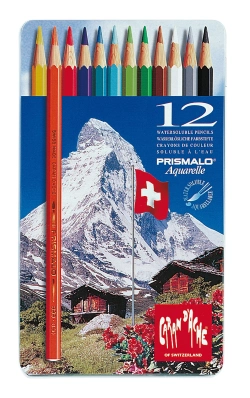 Capa do artigo Lápis de cor Prismalo aguarela 12 uni Caran D'Ache
