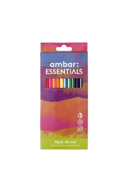 Capa do artigo Lápis de Cor Triangular Ambar 12 Unidades