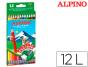Lapis de cores alpino apagavel com borracha caixa de 12 cores sortidas - Preview