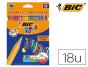 Lapis de cores bic evolution stripes caixa de 18 cores sortidas - Preview
