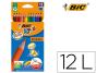 Lapis de cores bic kid evolution estojo de 12 cores sortidas mina ultra resistente - Preview
