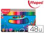 Lapis de cores maped cor peps caixa metalica de 48 lapis cores sortidas - Preview