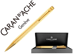 Capa do artigo Lapiseira caran d'ache ecridor chevron placado dourado 0,7 mm com estojo