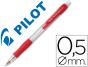 Lapiseira pilot super grip vermelho 0,5 mm com grip (12 unidades) - Preview