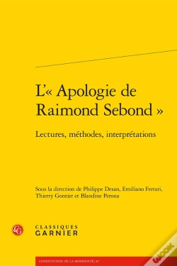 Capa do artigo L'Apologie De Raimond Sebond : Lectures, Méthodes, Interprétations