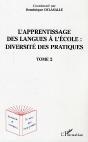 L'Apprentissage Des Langues À L'École : Diversité Des Pratiques T.2 - Preview