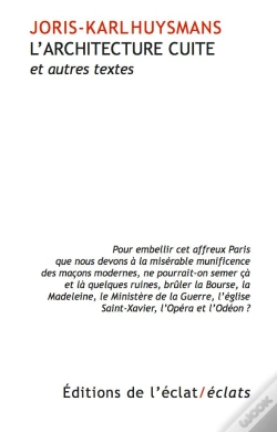 Capa do artigo L'Architecture Cuite Et Autres Textes