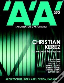 Capa do artigo L'Architecture D'Aujourd'Hui N 390 - Christian Kerez