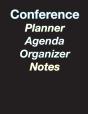 Large Color Coded 5-Day Conference Planner/Organizer/Agenda/Note-Taking - 8.5 X 11 - 44 Pages - Preview