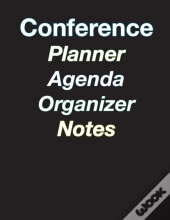 Large Color Coded 5-Day Conference Planner/Organizer/Agenda/Note-Taking - 8.5 X 11 - 44 Pages