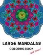 Large Mandalas Coloring Book - Preview
