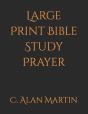 Large Print Bible Study Prayer - Preview