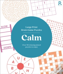 Capa do artigo Large Print Brain Game Puzzles - Calm