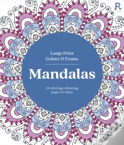 Capa do artigo Large Print Colour & Frame - Mandalas