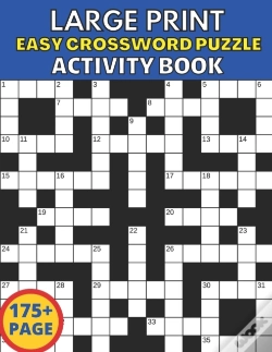 Capa do artigo Large Print Crossword Puzzle Activity Book