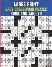 Large Print Easy Crossword Puzzle Book For Adults