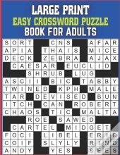 Large Print Easy Crossword Puzzle Book For Senior