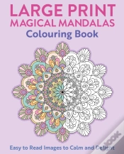 Capa do artigo Large Print Magical Mandalas Colouring Book