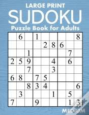 Capa do artigo Large Print Medium Sudoku Puzzle Book For Adults