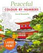 Large Print Peaceful Colour-By-Numbers - Preview