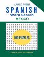 Large Print Spanish Word Search - Mexico - Preview