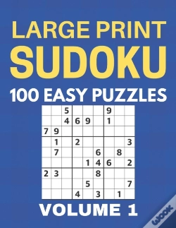 Capa do artigo Large Print Sudoku - 100 Easy Puzzles - Volume 1 - One Puzzle Per Page - Puzzle Book For Adults