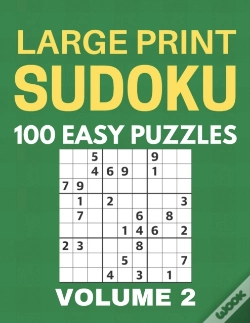Capa do artigo Large Print Sudoku - 100 Easy Puzzles - Volume 2 - One Puzzle Per Page - Puzzle Book For Adults