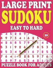 Capa do artigo Large Print Sudoku Puzzle Book For Adults